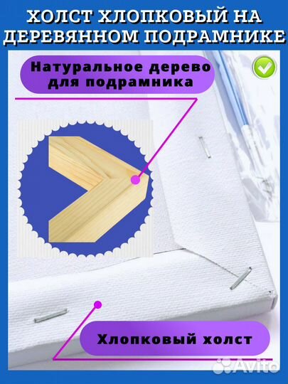 Картины по номерам на холсте 50х40 см