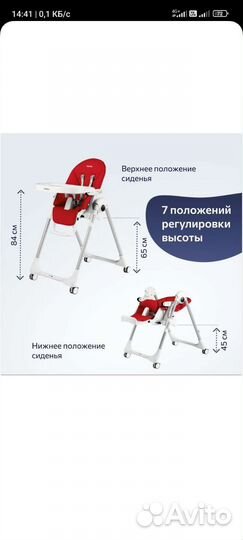 Стульчик для кормления peg perego