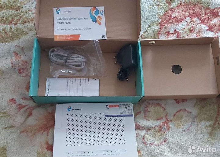 Модем WiFi роутер модель zxhn F670