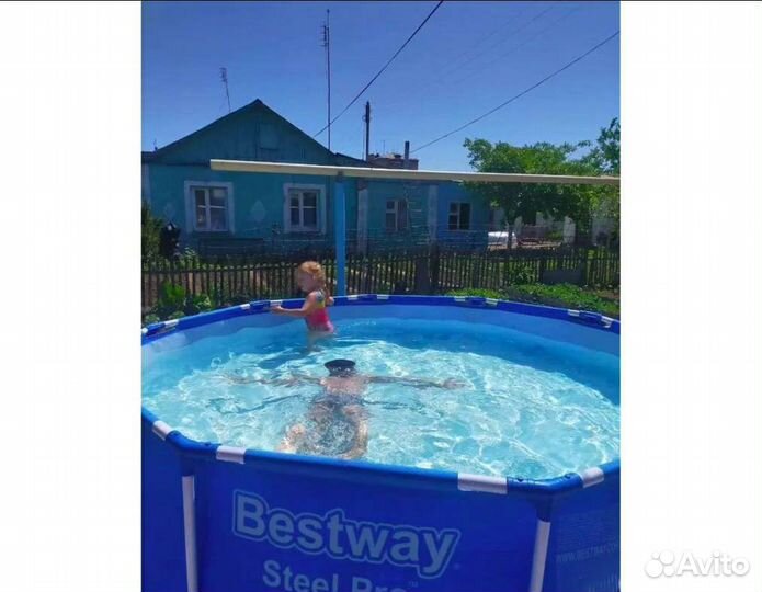 Бассейн каркасный 305*100 Bestway Новый