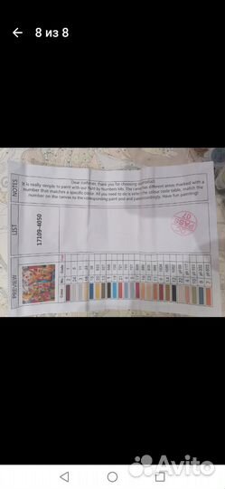 Картина по номерам новая