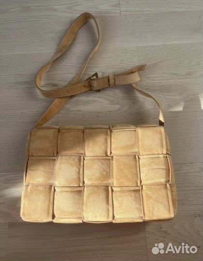 Сумка женская через плечо желтая