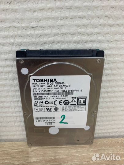 Жесткие диски HDD 2.5 500гб / 1000гб