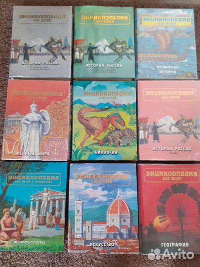 Серия Энциклопедий для детей Аванта