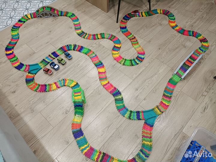 Гибкий автотрек конструктор (развивающая дорога)