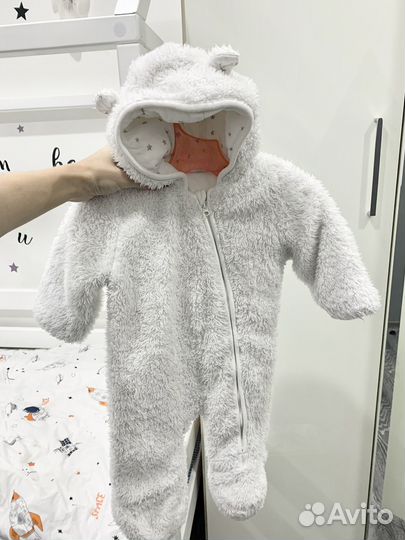 Комбинезон мишка 3-6 мес