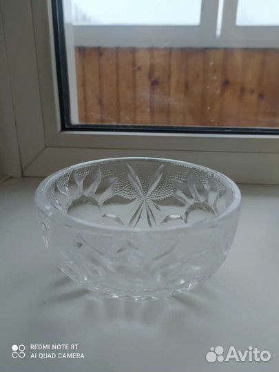 Хрустальная конфетница СССР, ваза