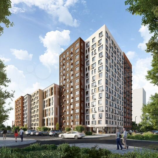 3-к. квартира, 65,1 м², 2/14 эт.