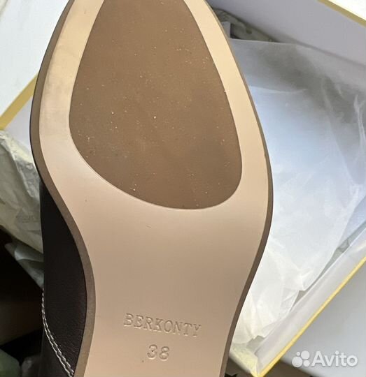 Ботильоны челси натуральная кожа Италия