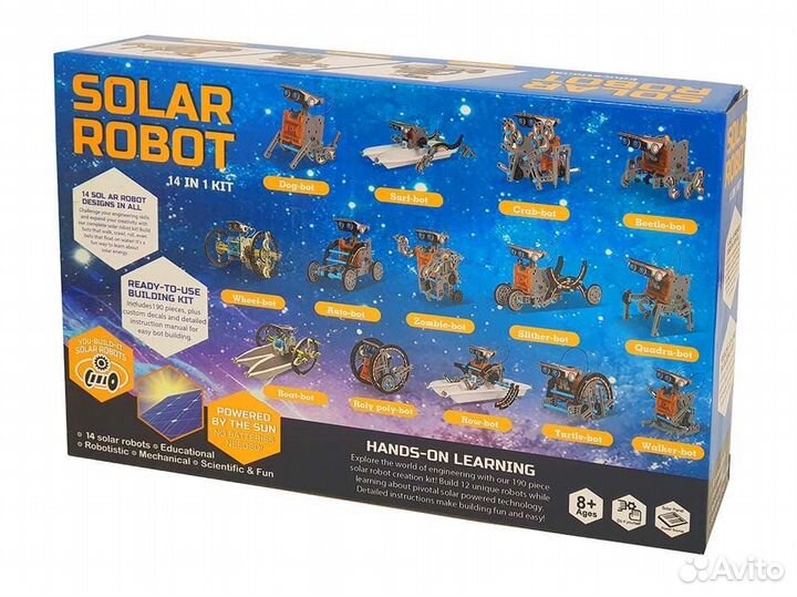 Конструктор Solar Robot (14 роботов)