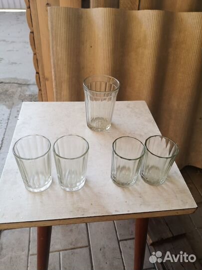 Стаканы и стопки граненые СССР