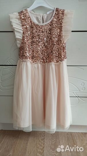 Нарядное платье для девочки 122 128