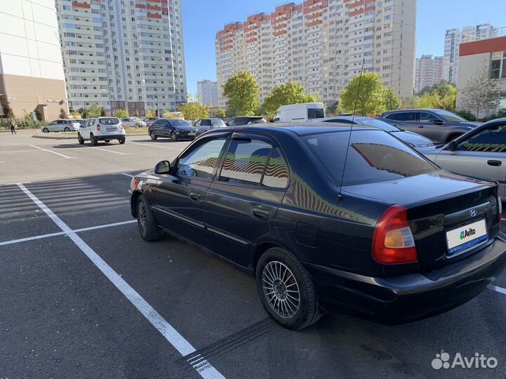 Hyundai Accent 1.5 МТ, 2007, 256 000 км