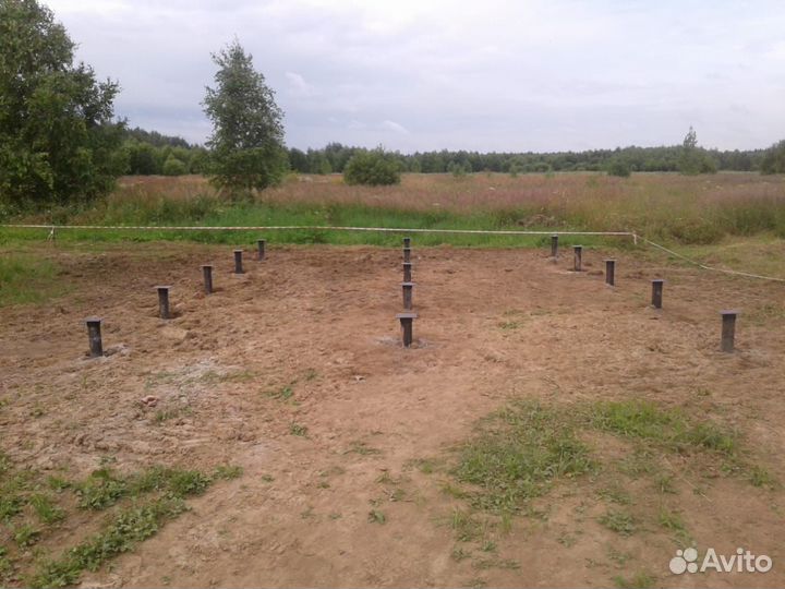 Винтовые сваи под ключ установка