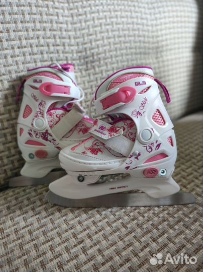 Коньки детские раздвижные 30-33