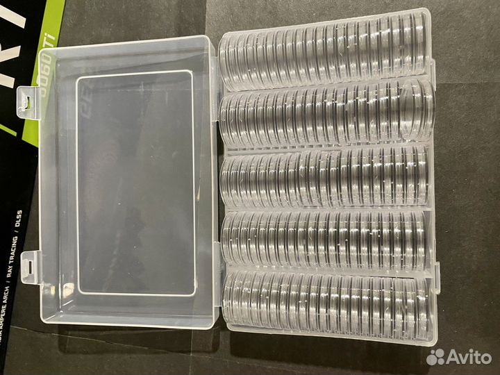 Монетница 30мм капсулы для монет