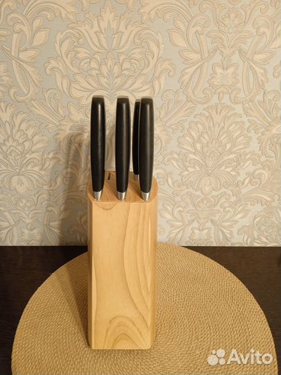 Набор кухонных ножей с подставкой TalleR