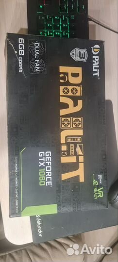 Видеокарта gtx 1060 6gb palit