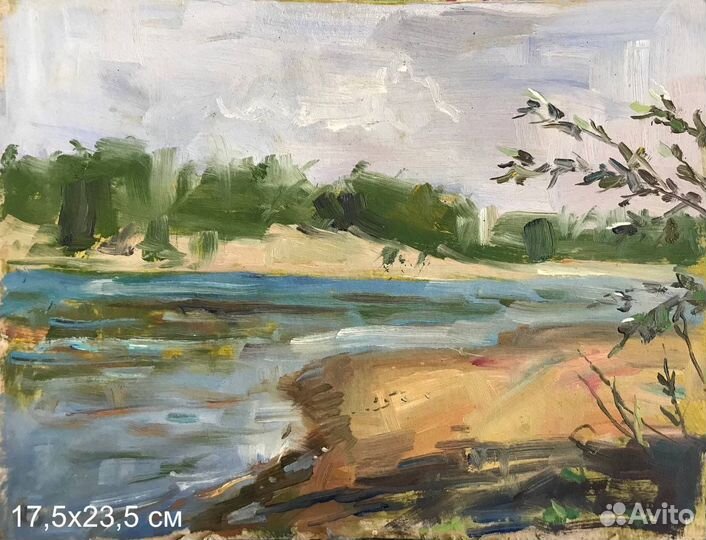 Этюды маслом на картоне