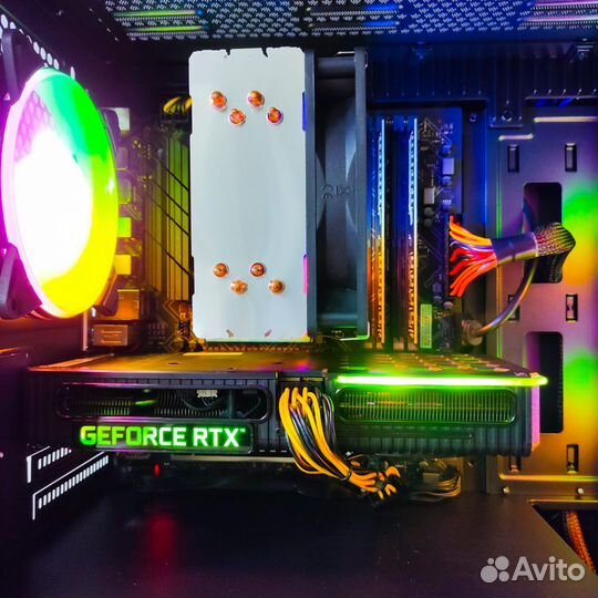 Игровой пк с гарантией RTX 3060 TI + I5 10600KF