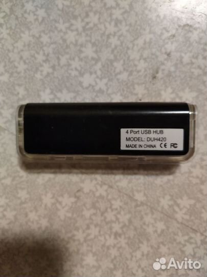 Концентратор USB-хаб 2.0 4 порта denn DUH420