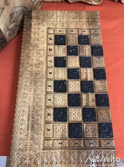 Нарды ручной работы из ореха новые