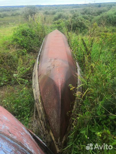 Лодка-плоскодонка 7,5м для перекатов и мелководья