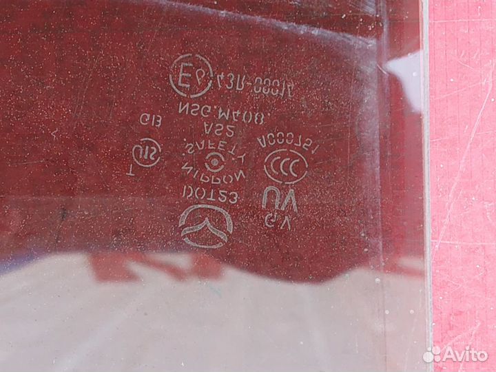 Стекло задней правой двери Mazda 6 III (GJ)