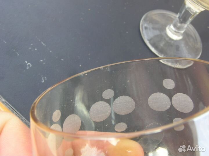 Фужеры 100 мл стекло СССР 6 штук