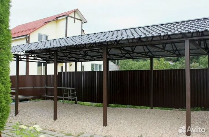 Навес металлический