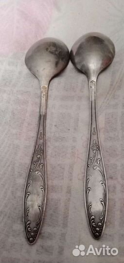 Ложки -мельхиор.мнц. столовые
