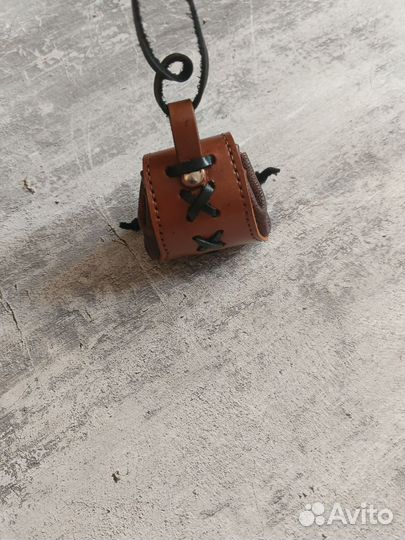 Кошелёк, кисет из натуральной кожи