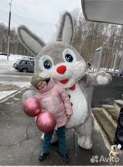 Поздравление от милого Зайки