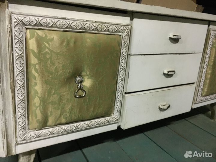 Комод консоль тумба винтаж Германия дерево шпон