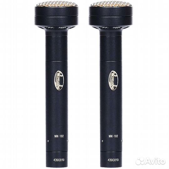 Микрофоны Октава мк-102 пара, черный, кейс
