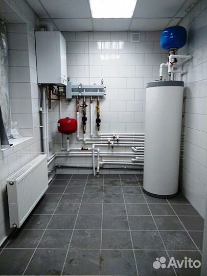 Монтаж отопления, теплый пол, котлы, бойлеры