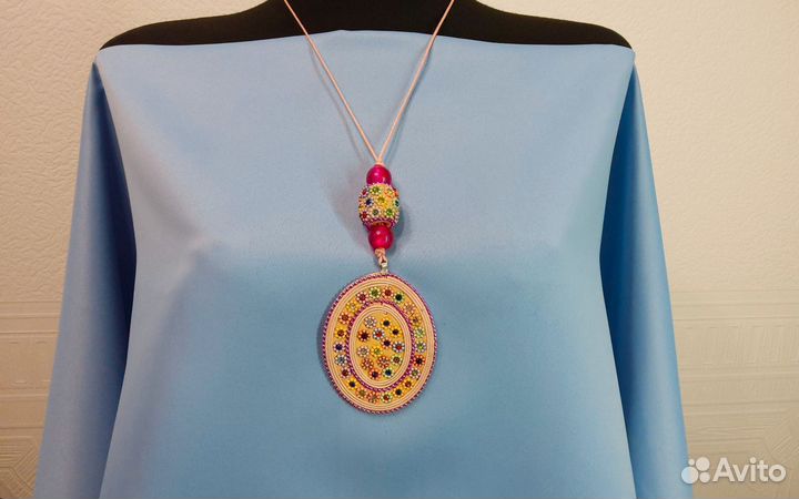 Крупный кулон бижутерия