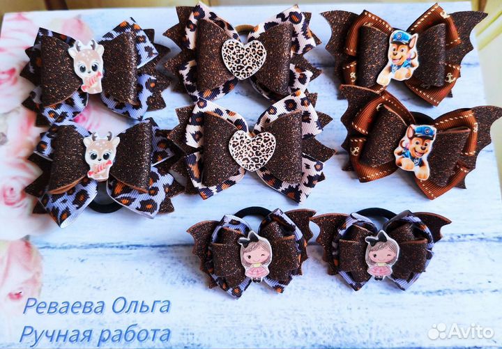 Резиночки для волос ручной работы