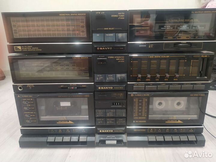 Муз центр блочный sanyo 6100