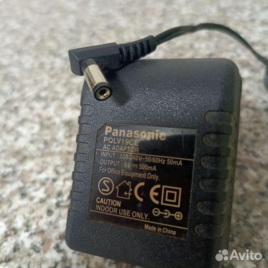 Блок питания Panasonic pqlv19CE к тел. Panasonic