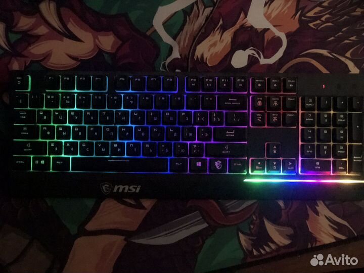 MSI Vigor GK30 игровая полумеханическая клавиатура