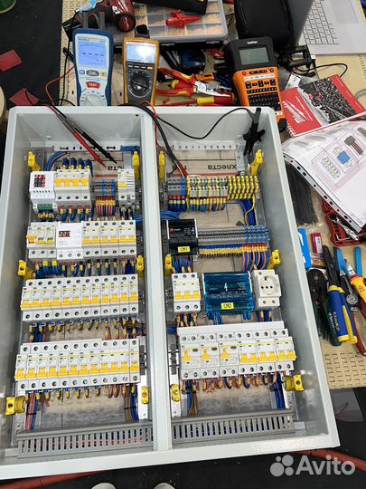 Электромонтаж, сборка щитов, ремонт