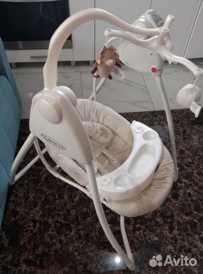 Детские электронные качели для новорожденных