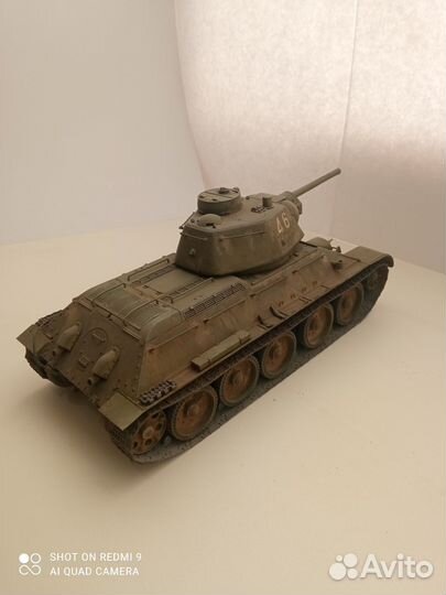 Модель танка Т-34-76 в масштабе1/35