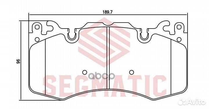 Колодка тормозная
