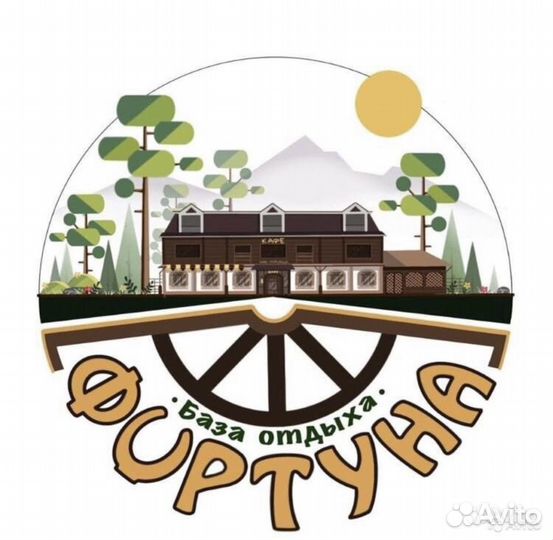 Официант в кафе в Горном Алтае (Чемал)