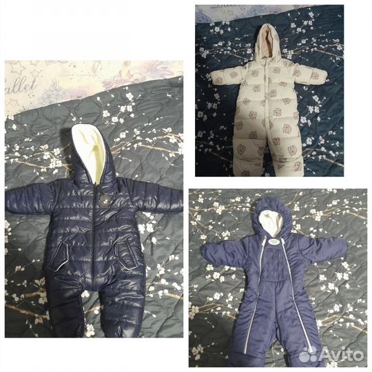 Зимний комбинезон 74 80 и 68