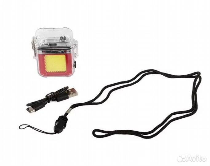 Плазменная зажигалка со светодиодной лампой