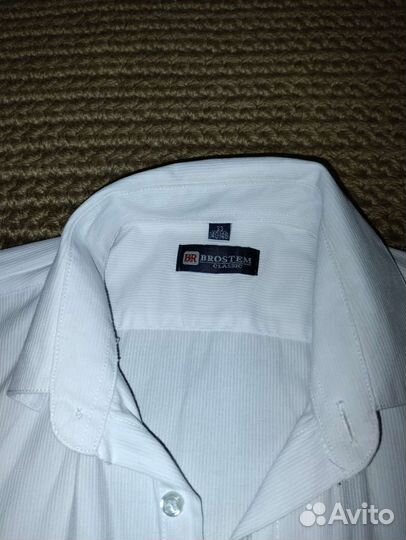 Белая рубашка 140-146 р-р