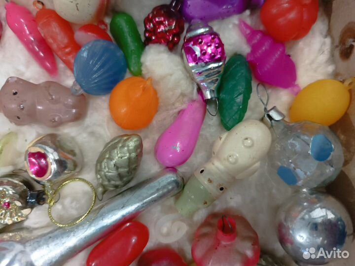 Елочные игрушки для елки малютки СССР